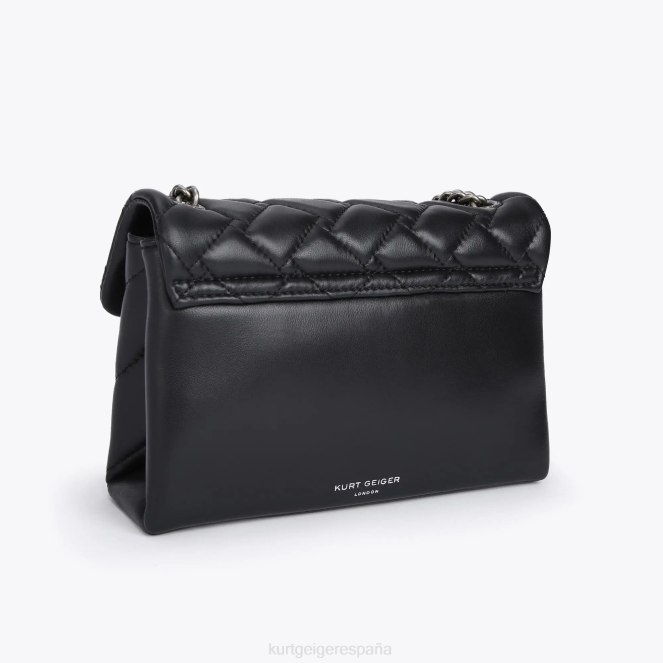 Kurt Geiger mujer london cuero medio kensington 2LPR99 | bolsas negro